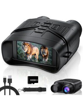 4K Night Vision Binoculars for Adults - High-Performance Goggles for Hunting